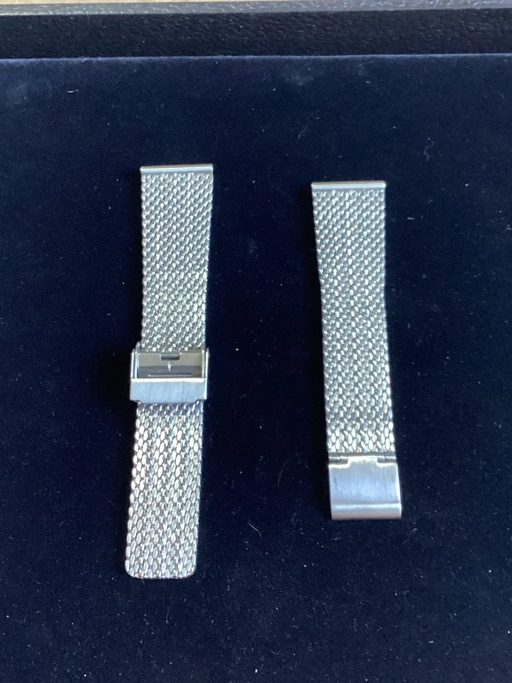 Strapcode MiLTAT Milanese 20mm Bony Wire Mesh Watch Band Strap - Brushed